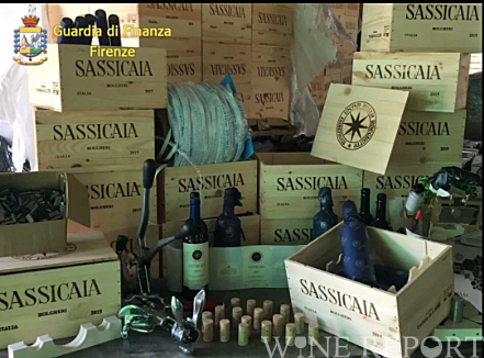 サッシカイアの精巧な偽造ワインがイタリアで摘発 | WINE REPORT
