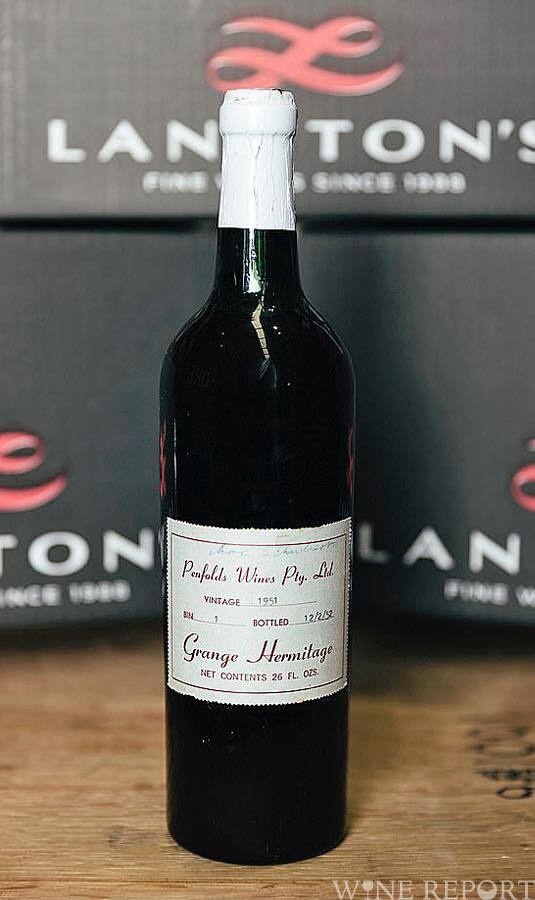 グランジ1951、オーストラリアワイン最高値の768万円で落札 | WINE REPORT