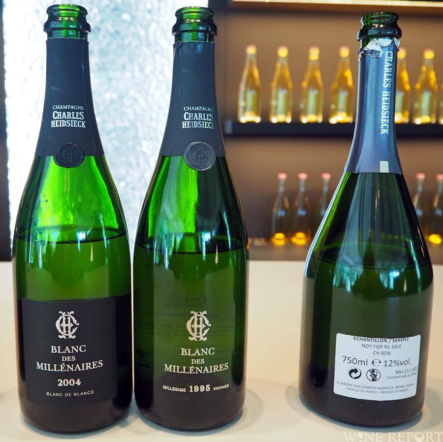 シャルル・エドシックの新キュヴェ、ブラン・デ・ミレネール2004とブラン・ド・ブランNVをいち早く WINE REPORT