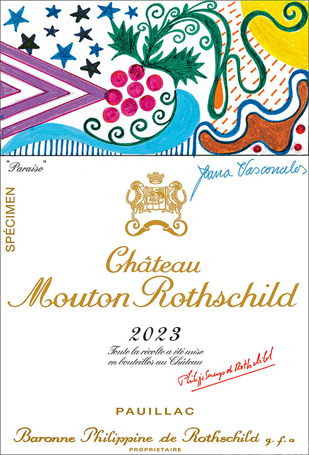 シャトー・ムートン・ロートシルト2023、アーテイストラベルに
