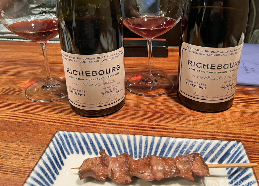 DRCの達人とリシュブール1997、1998を試飲 | WINE REPORT