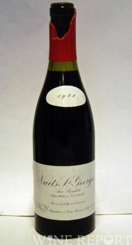 ルロワに失望はなし、1988のニュイ・サン・ジョルジュのブド | WINE REPORT