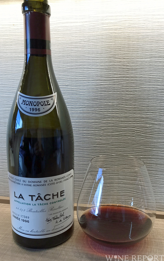 優雅さと力強さのバランス、最も長命になりうるラ・ターシュ1996 WINE REPORT